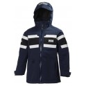 Mörkblå Jr Salt Jacket, Helly Hansen