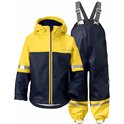 Yellowl/Navy Waterman Kids Set, Didriksons