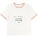 NYHET! Vit/Off White Tee med Print, Une Fille