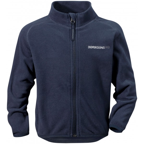 Mörkblå Monte Kids Microfleece Jacket, Didriksons Mörkblå Monte Kids Microfleece Jacket, Didriksons