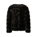 Black Fake Fur Jacket, DKNY