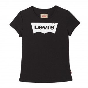 Black/Caviar SS Logo Tee, Levi´s Girls