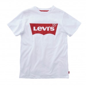 White SS Logo Tee, Levi´s Boys