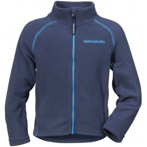 Mörkblå Monte Microfleece Kids Jacket 2, Didriksons