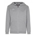 Grey/Melange Jr Sweat Zip Hood Omni, Kappa