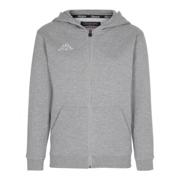 - Omni, Sweat Grey/Melange Hood Zip Jr Kappa Fashionized