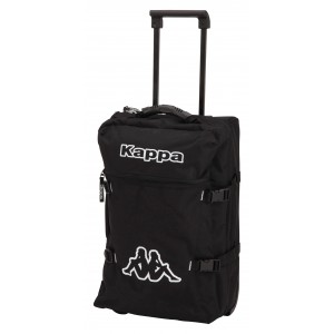 Svart Travel Trolley Bag, Kappa