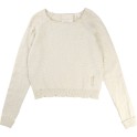 Ivory Pullover Ultrasons, Une Fille