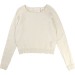 NYHET! Ivory Pullover Ultrasons, Une Fille