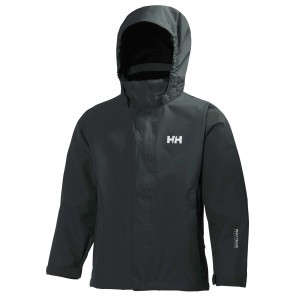 NYHET! Svart Jr Seven Jacket, Helly Hansen