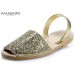 NYHET! Sandalett Glitter Gold, Marenas