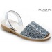 NEWS! Sandal Glitter Silver, Marenas