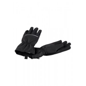 Black Eriste Softshell Gloves, Reima