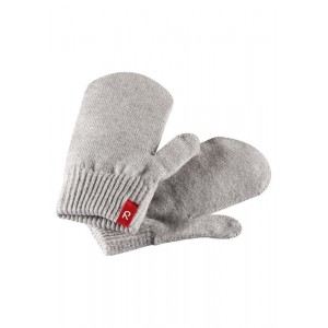 MELANGE GREY KLISTRA KNITTED MITTENS, REIMA