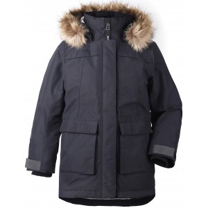 Black Heijkenskjold Girls Parka, Didriksons