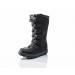BLACK NUBUCK 8 IN LACE UP WP YOUTH, TIMBERLAND
