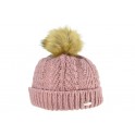 Pink/Sandalwood Beanie Saskia, Seeberger