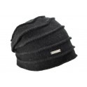 Svart Boiled Headsock Zigzag, Seeberger